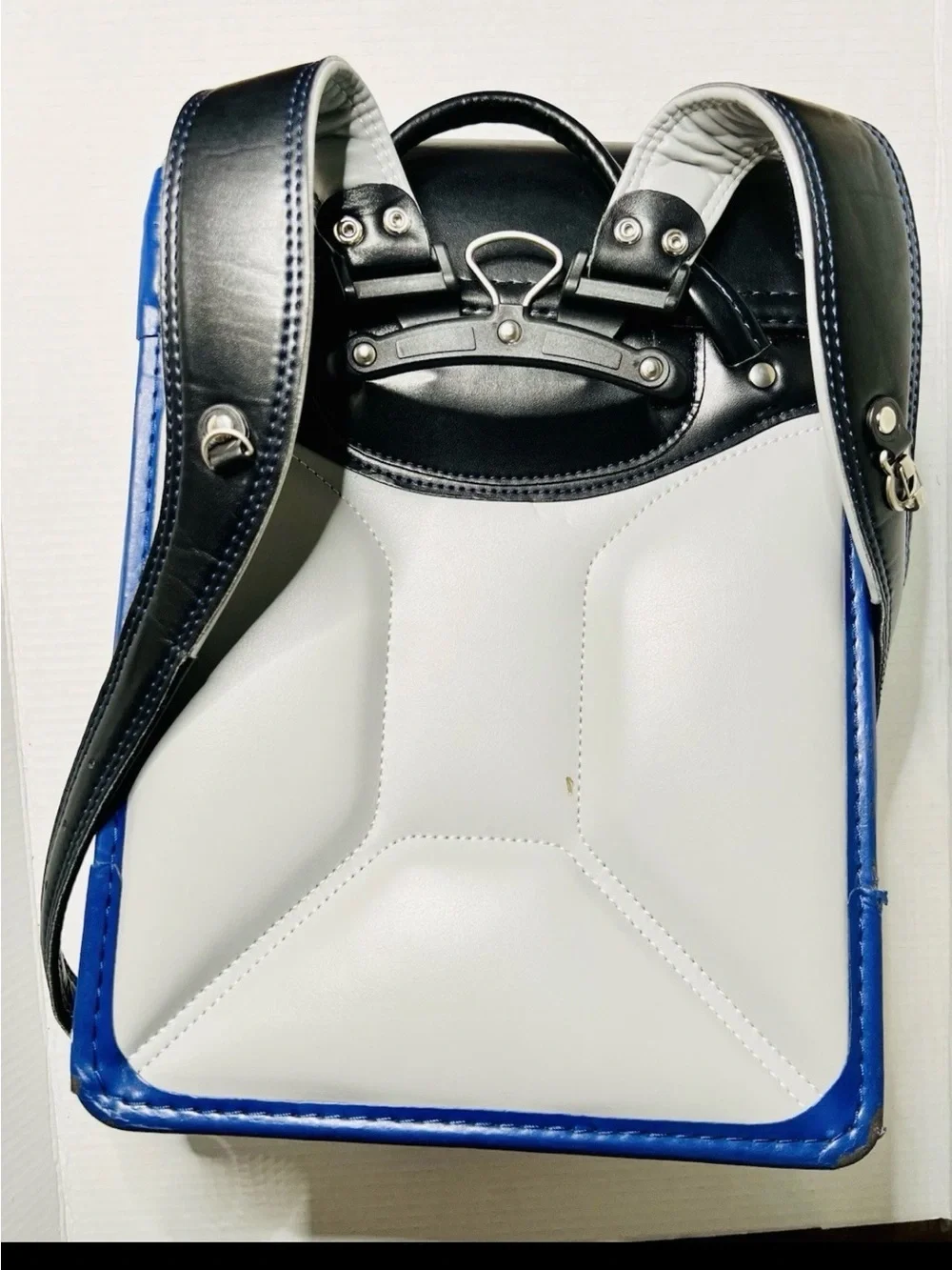Japanese School Bag Blue/Black/white Backpack Japanese School ( Randoseru Style)